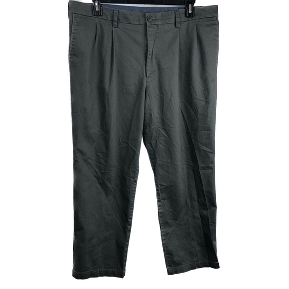 Dockers Pants Trousers Signature Khaki Flex Comfort Full Length Dress Pants - Picture 1 of 10